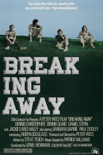 Poster to the movie "Breaking Away" #1074258