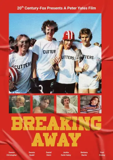 Poster to the movie "Breaking Away" #1879361