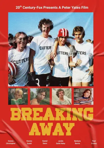 Poster to the movie "Breaking Away" #1879363