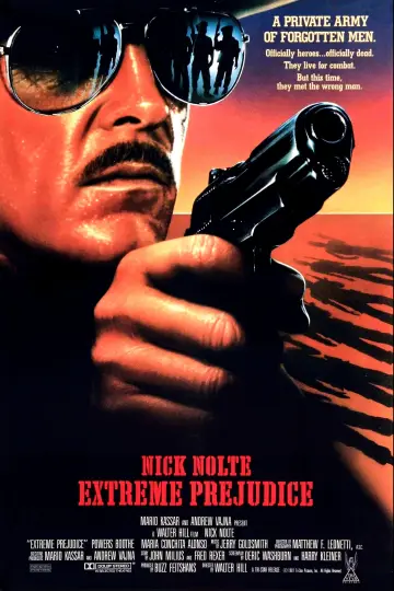 Poster to the movie "Extreme Prejudice" #1089327