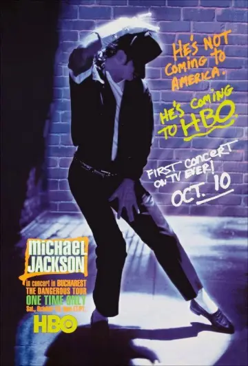 Poster to the movie "Michael Jackson: Live in Bucharest - The Dangerous Tour" #1174598