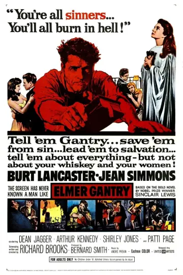 Poster to the movie "Elmer Gantry" #659417