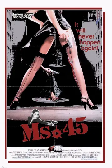 Poster to the movie "Ms .45" #854144