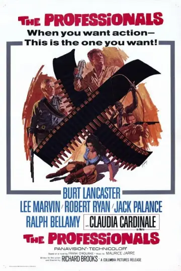 Poster to the movie "The Professionals" #765032