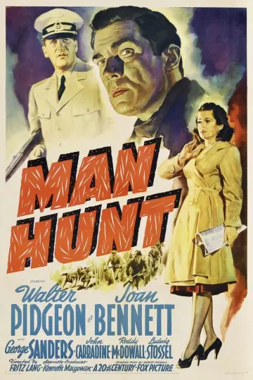 Poster to the movie "Man Hunt" #1111616