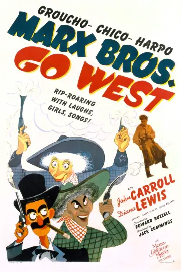 Poster to the movie "Go West" #1111197