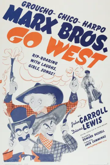 Poster to the movie "Go West" #1111199
