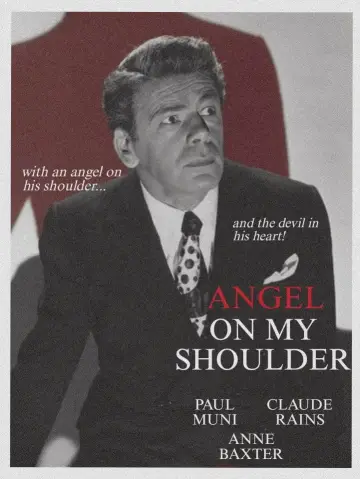 Poster to the movie "Angel on My Shoulder" #1171898