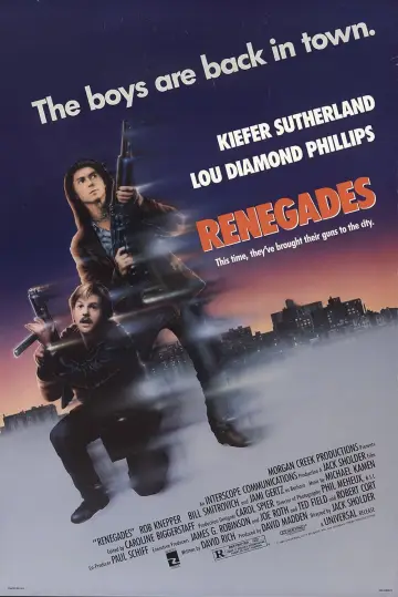 Poster to the movie "Renegades" #1871030
