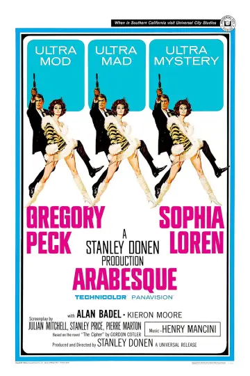 Poster to the movie "Arabesque" #902504