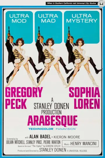 Poster to the movie "Arabesque" #902514