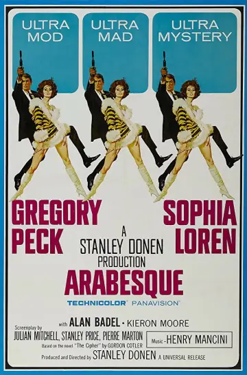 Poster to the movie "Arabesque" #902516