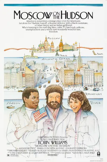 Poster to the movie "Moscow on the Hudson" #1088276