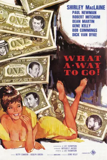 Poster to the movie "What a Way to Go!" #1210380