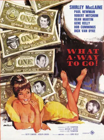 Poster to the movie "What a Way to Go!" #1210381