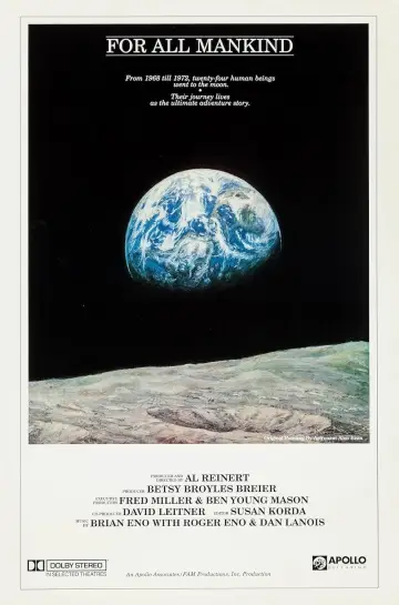 Poster to the movie "For All Mankind" #1168586