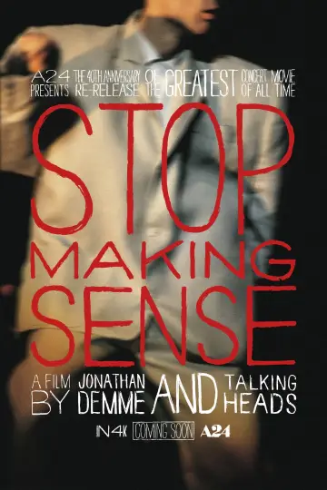 Poster to the movie "Stop Making Sense" #1799716