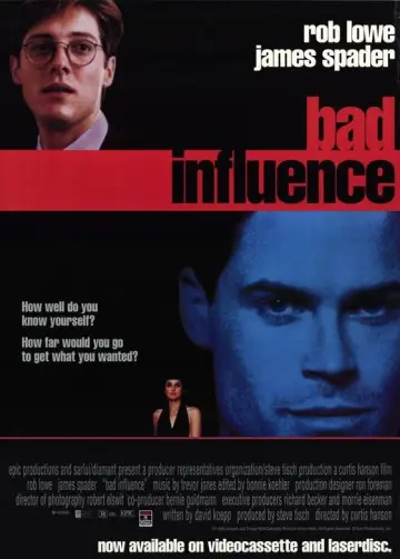 Poster to the movie "Bad Influence" #1101821