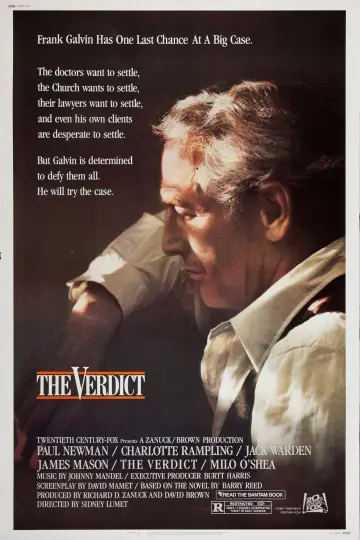 Poster to the movie "The Verdict" #935990