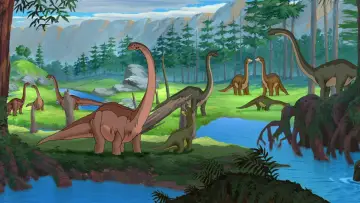 Backdrop to the movie "The Land Before Time X: The Great Longneck Migration" #1007305