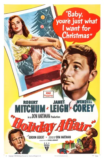 Poster to the movie "Holiday Affair" #1109984