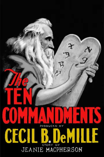 Poster to the movie "The Ten Commandments" #1052502