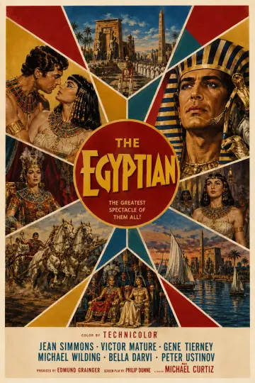 Poster to the movie "The Egyptian" #1586933