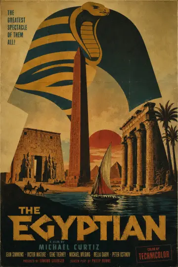 Poster to the movie "The Egyptian" #1586935
