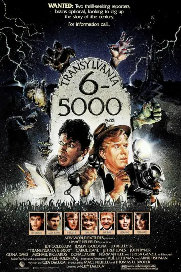 Poster to the movie "Transylvania 6-5000" #1093347