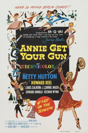Poster to the movie "Annie Get Your Gun" #1856237