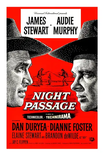 Poster to the movie "Night Passage" #1092667