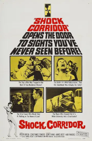 Poster to the movie "Shock Corridor" #1090031