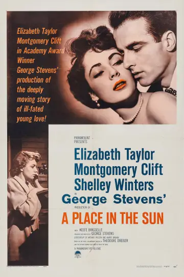 Poster to the movie "A Place in the Sun" #989050