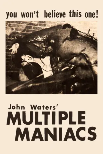 Poster to the movie "Multiple Maniacs" #1143219