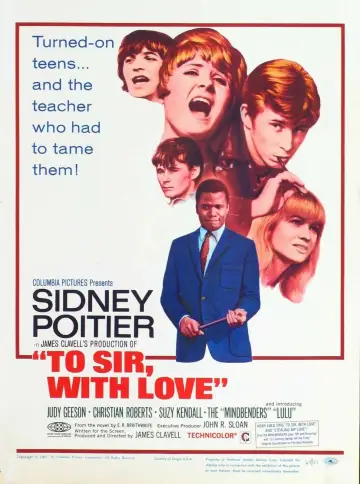 Poster to the movie "To Sir, with Love" #364576
