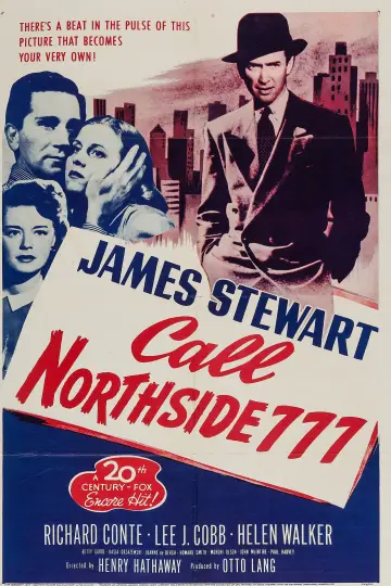 Poster to the movie "Call Northside 777" #1854332
