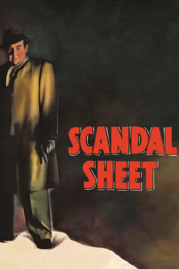 Poster to the movie "Scandal Sheet" #1137806
