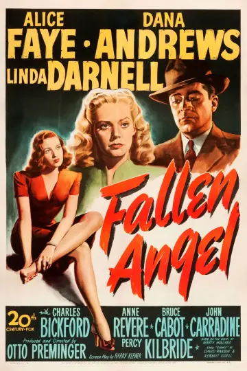 Poster to the movie "Fallen Angel" #735312