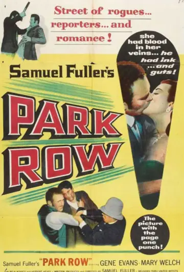 Poster to the movie "Park Row" #1132315