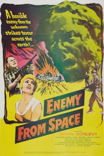 Poster to the movie "Quatermass 2" #1101673