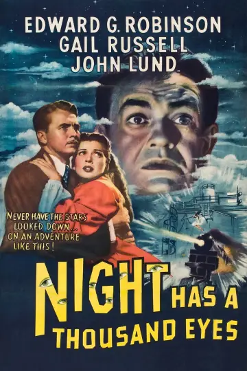 Poster to the movie "Night Has a Thousand Eyes" #1874335