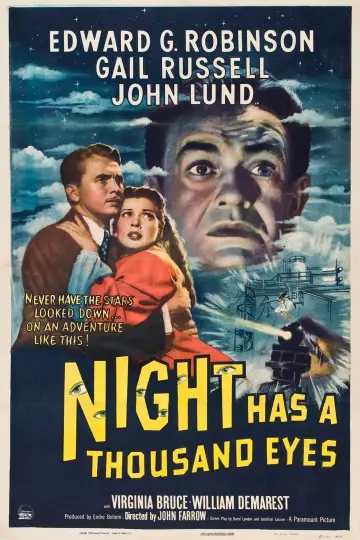 Poster to the movie "Night Has a Thousand Eyes" #1874336