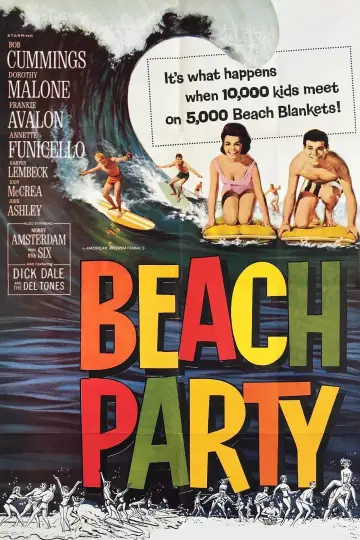 Poster to the movie "Beach Party" #661366