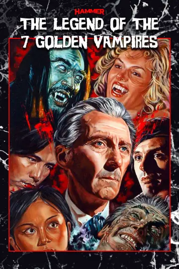 Poster to the movie "The Legend of the 7 Golden Vampires" #1047094