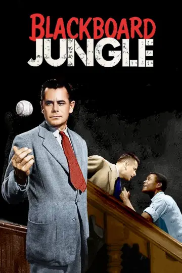 Poster to the movie "Blackboard Jungle" #1080984