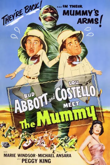 Poster to the movie "Abbott and Costello Meet the Mummy" #1082840