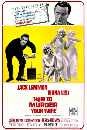Poster to the movie "How to Murder Your Wife" #1858589