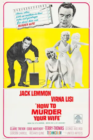 Poster to the movie "How to Murder Your Wife" #1858590