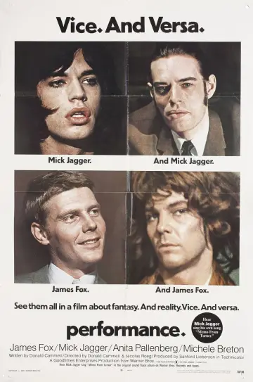 Poster to the movie "Performance" #1102449