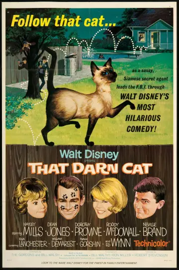 Poster to the movie "That Darn Cat!" #1039945